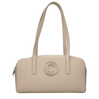 Karl Lagerfeld Beige Leather Shoulder Womens Bag