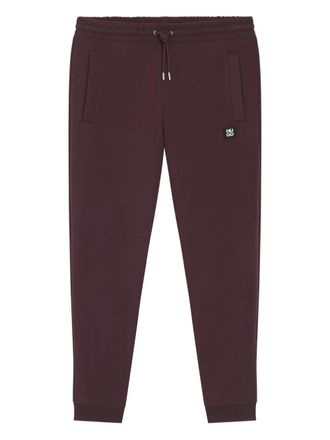 HUGO BOSS drawstring logo-detail track pants - Brown