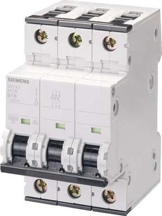 SIEMENS Interruptor Autom&aacute;tico 400v 6ka, 3 Polos, B, 32a, T=70mm, 5sy63326