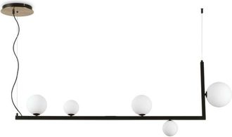 Ideal Lux Birds Globe Bar Pendant Ceiling Light Black - Ideal Lux