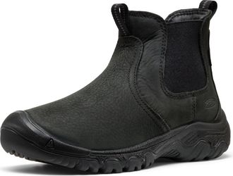 Keen Womens Greta 2 Chelsea Pull on Durable Comfortable Insulated Waterproof Snow Boots, Black/Black, 6.5 UK