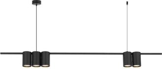 OEM L&aacute;mpara Colgante (raya) Genesis Negro 5xgu10