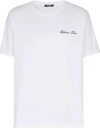 Balmain T-Shirt In Cotone-Uomo