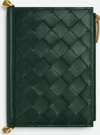 Bottega Veneta Solstice Medium Bi-fold Wallet - Green - Woman - 100% Calfskin