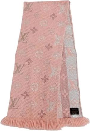 Louis Vuitton Pre-owned Stole - Dames - Vintage Accessoires - Roze - ONE Size - Wol - Vintage