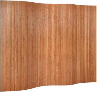 vidaXL Room Divider Brown 165x250 cm Bamboo Vidaxl