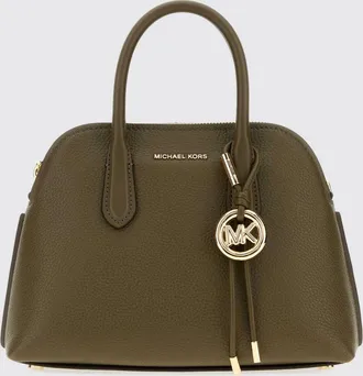 Michael Kors Borsa a mano mini Freddie in pelle con monogramma MK e charm logato