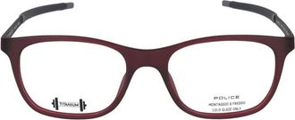 Police Heren, Accessoires, Rood, Maat: 52 MM