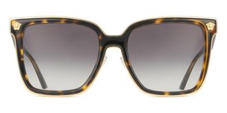 Versace VE2278D Asian Fit 108/8G Womens Sunglasses Tortoiseshell Size 58