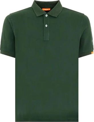 Suns Tops, Heren, Groen, S, Katoen, Groen poloshirt met logo