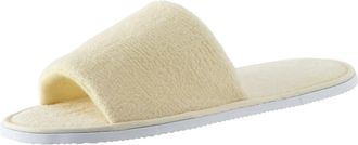 Generic Women Winter Slippers for Men Plush Lightweight Closed Lined Plush Lined Comfortable Indoor Outdoor Slippers, yellow, One Size