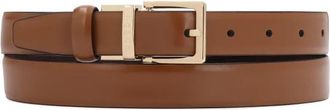 Kazar Leren dubbelzijdige riem in tinten bruin - Dames - Riemen - Bruin - 110 CM - Leer - Accessoires