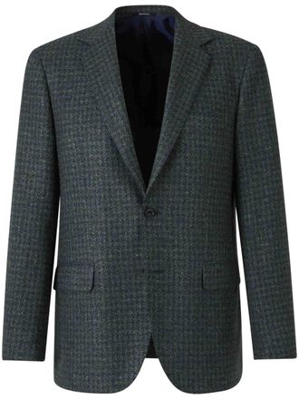 Sartorio Napoli checked blazer - Green