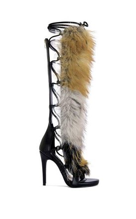 Azalea Wang Stamos Stiletto Sandal in Brown at Nordstrom, Size 6.5