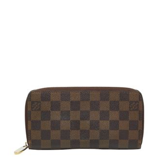 Louis Vuitton Brown Pvc Leather Long Wallet (Bi-Fold) (Pre-Owned)
