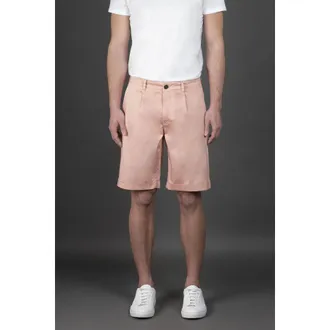 Moorer MenS Light Pink Tailored Shorts, Size 48