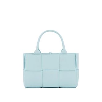 Bottega Veneta Blue Lamb Leather Tote Bag