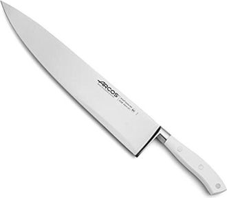 Arcos Coltello cuoco Arcos Riviera Blanc 233824 Nitrum Steel, con Mango Poliossimetilene e lama 30 cm in scatola