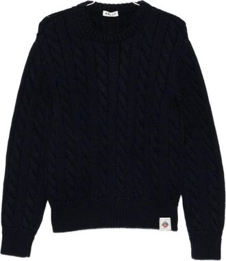 Bally Maglione a trecce Mkn07V con girocollo - - Knitwear - Uomo - Nero - M