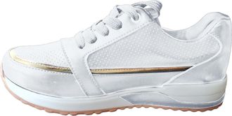 Generic Women Trainers Air Cooled Trainers with Ventilated Midsole Channels Actively Pumps Air Through The Shoe to Keep Feet Cool and Dry in Walking Shoes Whi