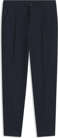 HUGO BOSS Modern-fit pants in micro-printed stretch fabric