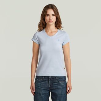 G-Star Overdyed Eyben Slim V 2.0 T-Shirt - Lichtblauw - Dames