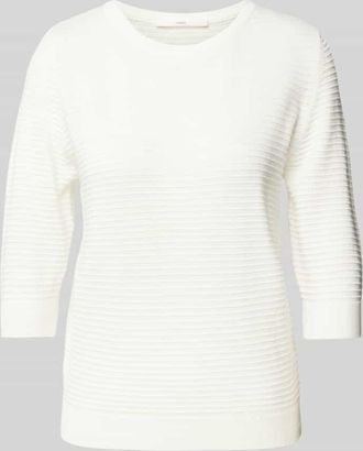 Lanius Lanius Strickpullover mit 3/4-Arm in Offwhite, Gr&ouml;&szlig;e 40