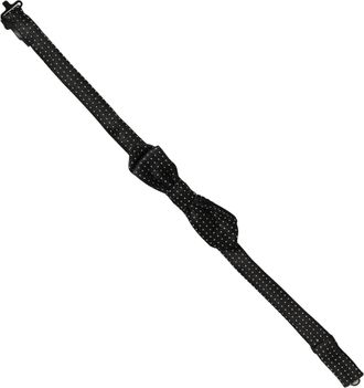 Dolce & Gabbana Polka-Dot Silk Bow Tie - Black