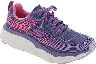Skechers Womens Max Cushioning Elite - Galaxy Burst Sneaker, Purple/Pink, 4.5 UK