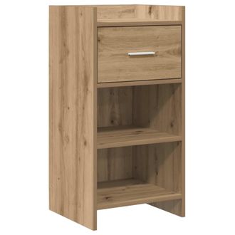 vidaXL Aparador Roble Artisan 40 X 36 X 80 Cm Madera De Ingenier&iacute;a Vidaxl