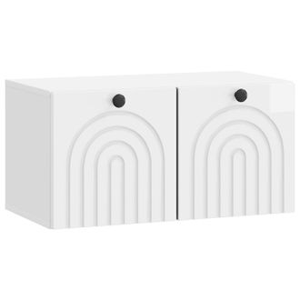 vidaXL Mueble Para Tv De Pared Brillante 59,5 X 31 X 30 Cm Vidaxl