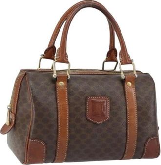 Celine Pre-owned Handbags, female, Brown, Size: ONE SIZE Pre-owned Vintage Plastic Handbag