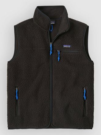 Patagonia Retro Pile Weste schwarz