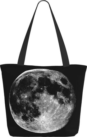 AOOEDM Moon Ladies Shopping Bag 13x11x7in.The Perfect ValentineS Day Gift.It Is The Best ValentineS Day Gift For Mom, Daughter, Wife,Etc
