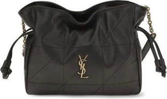 Saint Laurent Bolso tipo saco de piel acolchada - Bags - Mujer - Negro - ONE SIZE