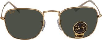 Ray-Ban Frank Green Square Unisex Sunglasses RB3857 919631 51