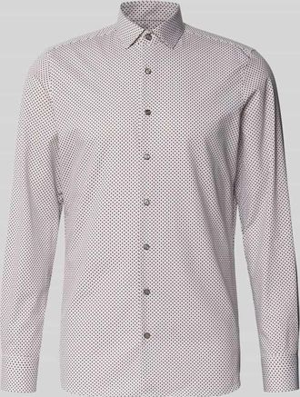 Olymp Level 5 Slim Fit Freizeithemd mit Kentkragen in Sand, Gr&ouml;&szlig;e 38