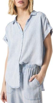 Splendid Kathryn Shirt in Bleached Indigo at Nordstrom Rack, Size Medium
