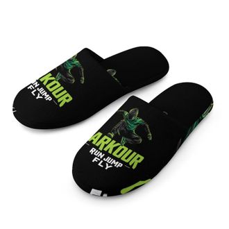 Generic Parkour Run Jump Fly Mens House Slippers Slip Indoor Slipper On Shoes Warm Outdoor
