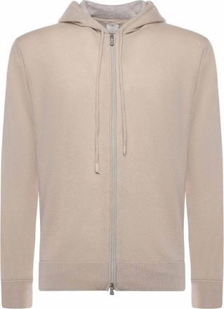 Eleventy Cashmere Zip-Up Sweatshirt