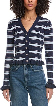 Shelli Segal Laundry By Shelli Segal Ruffle Hem Cardigan