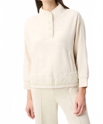 Joseph Ribkoff Scuba Jersey Sport Top In Birch