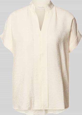 Christian Berg Regular Fit Bluse aus Viskose-Mix mit V-Ausschnitt in Offwhite, Gr&ouml;&szlig;e 34