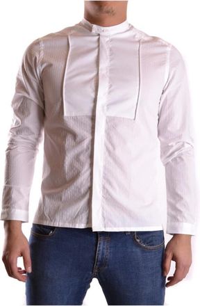 Paolo Pecora Witte Katoenen Knoopshirt - Heren - Casual Overhemden - Wit - 2XL - Katoen - Overhemden