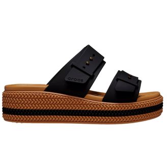 Crocs Womens Crocs Brooklyn Woven Buckle Black 209978-001