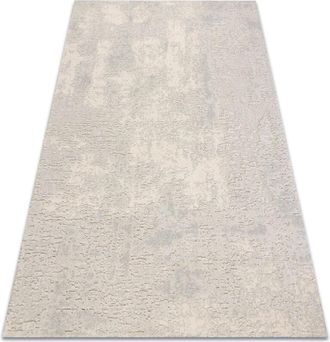 RugsX Flux 461.2.ae120 Alfombra De Lana Osta - Abstracci&oacute;n, Estructural, Loft Crema / Gris Beige 135x200 Cm