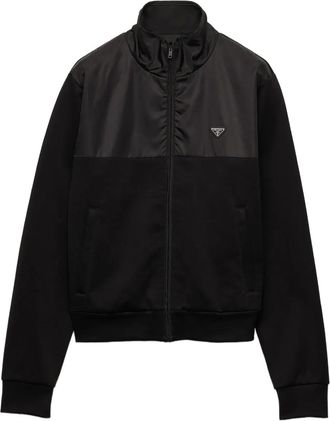 Prada Re-Nylon panelled jacket - Nero