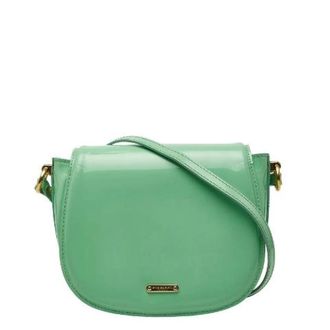 Burberry Pre-owned Cross Body Bags, female, Green, Size: ONE SIZE Pre-owned Leather Cross Body Bag