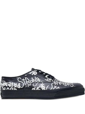 Comme Des Garçons Sneakers con stampa - Nero
