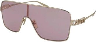 Gucci Shield Sunglasses - unisex - Gucci - Sunglasses - Yellow - ONE SIZE - Accessories